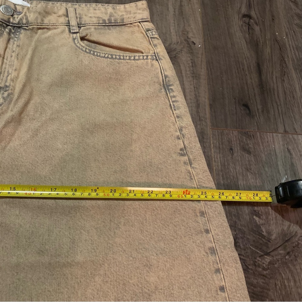 Zara overdyed denim midi skirt XXL - Picture 12 of 16
